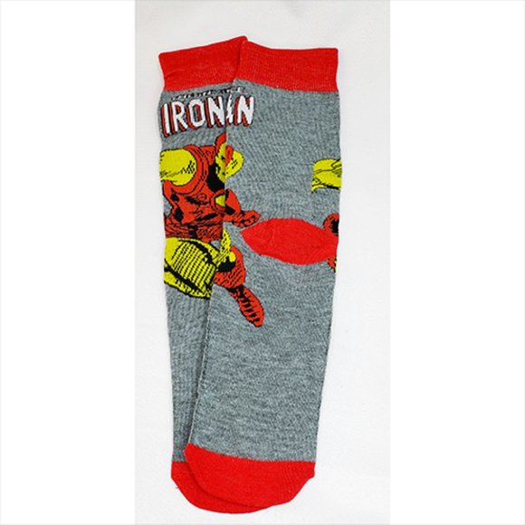 Disney Anime Socks Avengers Marvel Cartoon Figure , Iron Man  NEW - WOT - Picture 4 of 7